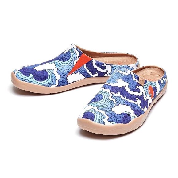 UIN Men\'s Slipper Comfort Mules Walking Casual Slip Ons Shoes (Wave Slipper) main image 7